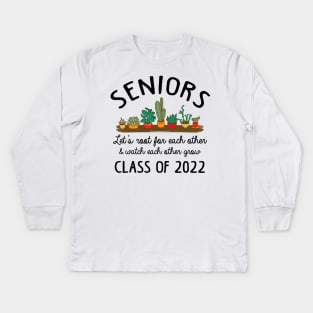 Seniors Class of 2022 Kids Long Sleeve T-Shirt